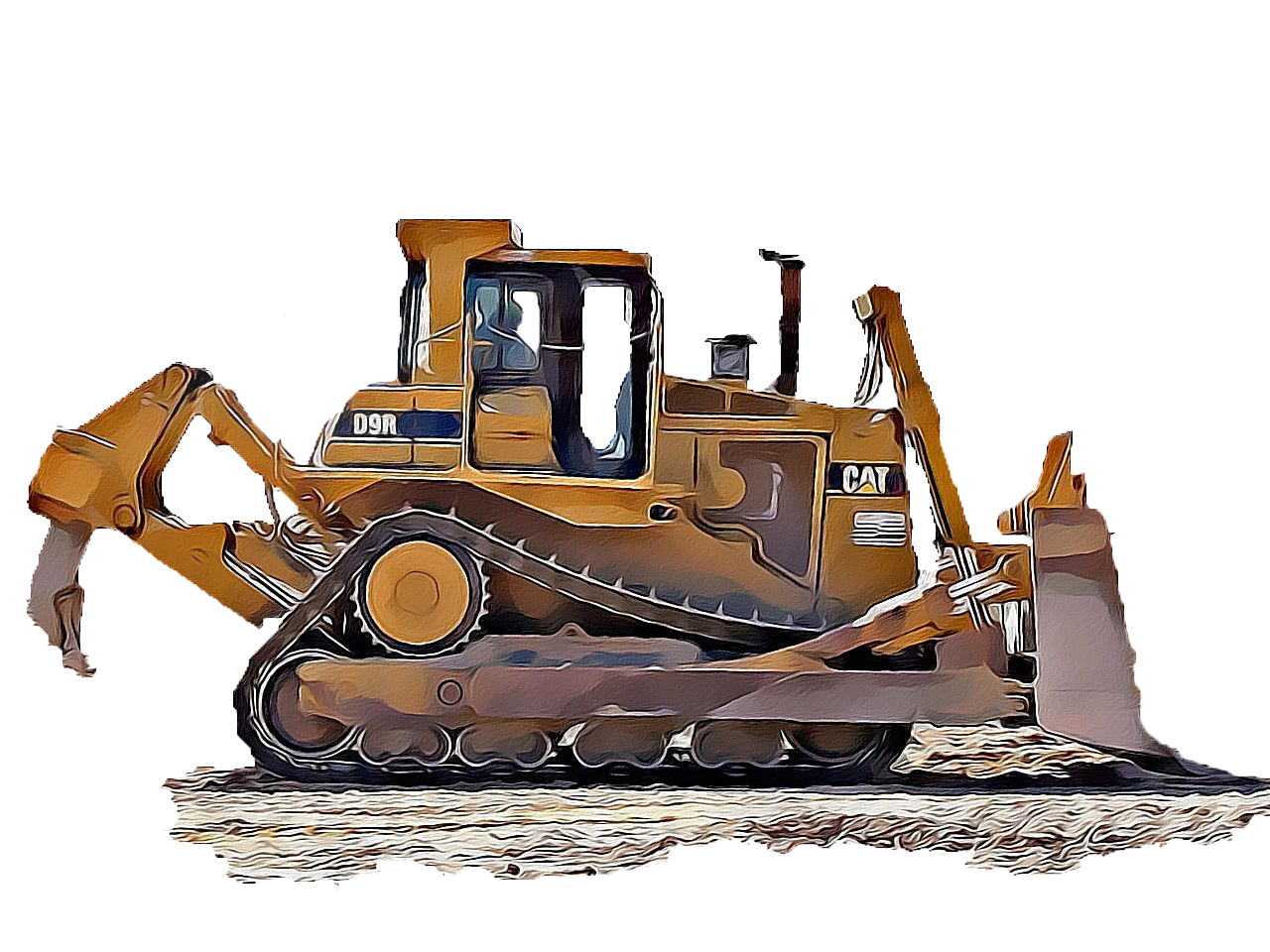 dozer-no-sky